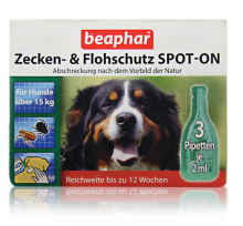 Beaphar SPOT ON Zecken & Flohschutz 3 x 2 ml 