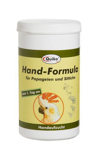 Quiko Hand-Formula für Papageien & Großsittiche 625g 