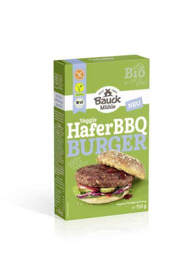 Bauckhof Veggie Hafer BBQ-Burger glf bio 150g 