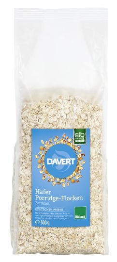 Davert Porridge-Flocken Zartblatt bio 500g 
