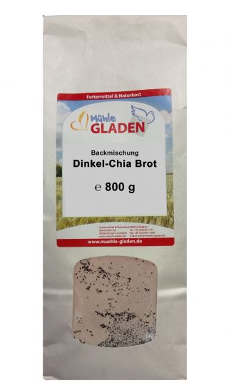 Dinkel-Chia Brot - Backmischung 800g 