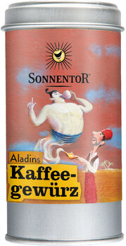Aladins Kaffeegewürz bio Gewürzstreudose 35g 