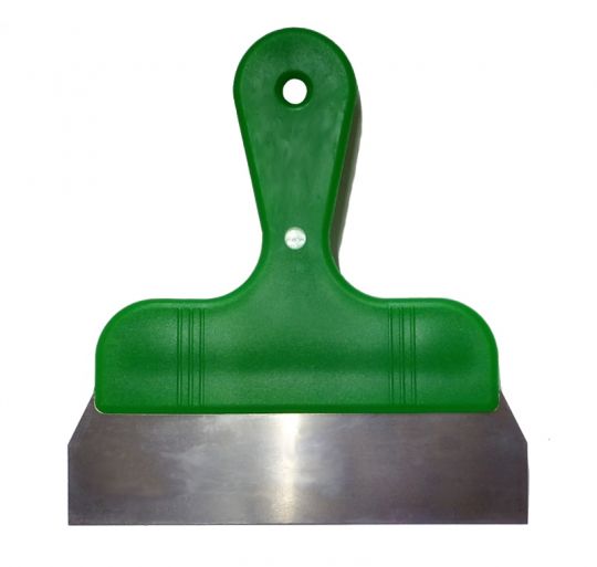 Handspachtel mit Kunststoffgriff 16cm grün 