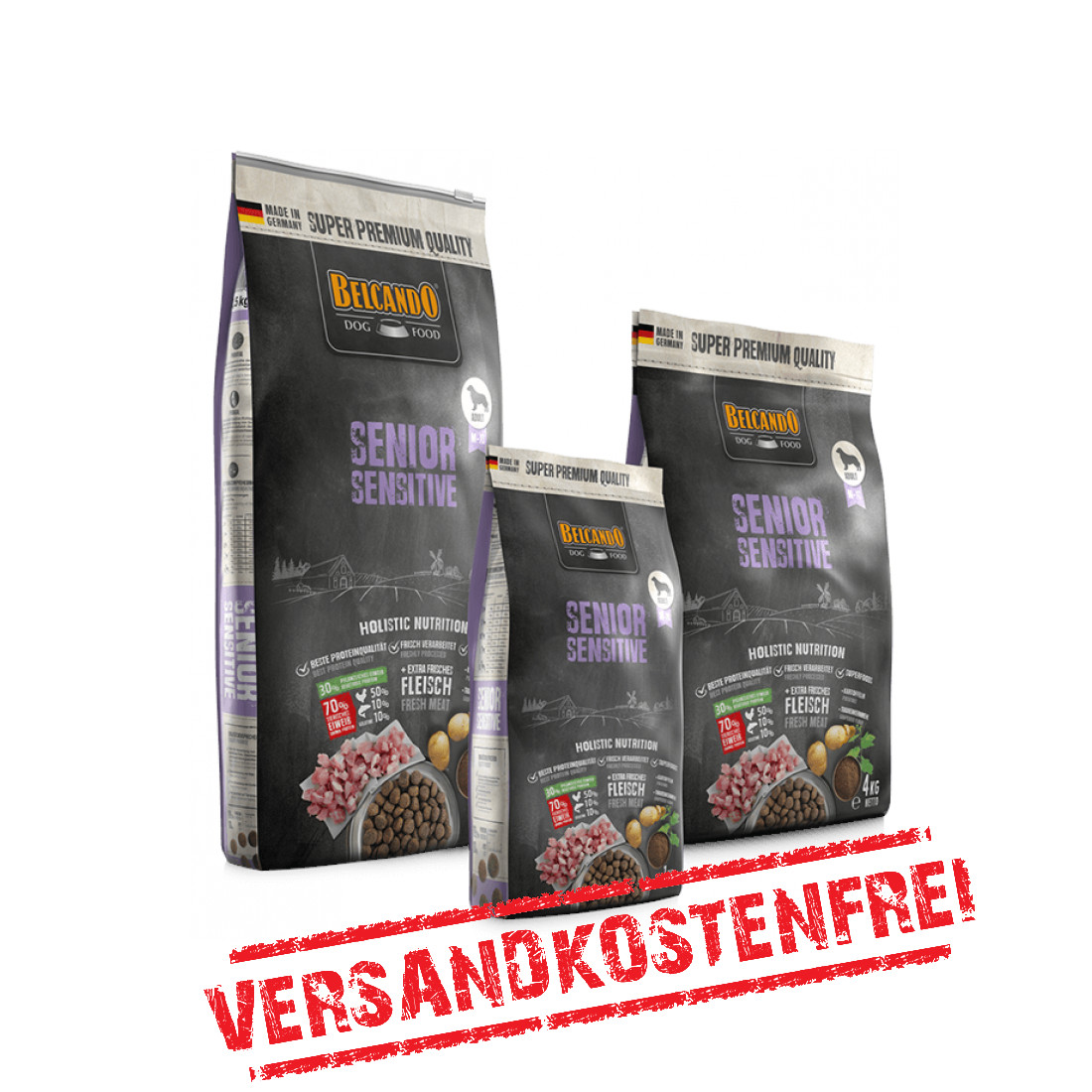 Belcando Senior Sensitive 2er-Pack 25kg | Futtermittel Online Shop Mühle  Gladen