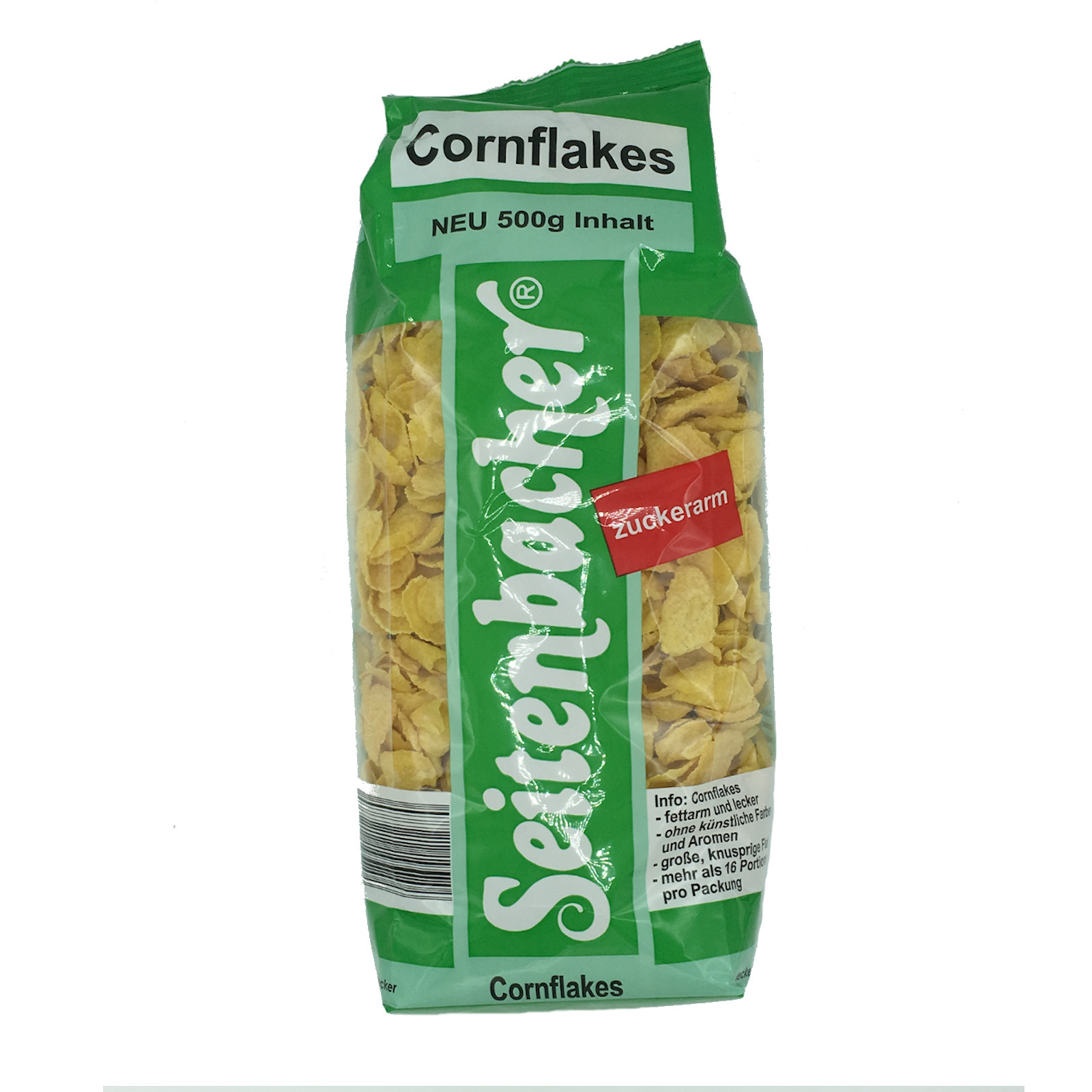 Seitenbacher Cornflakes zuckerarm 500g | Futtermittel Online Shop Mühle  Gladen